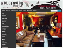 Tablet Screenshot of hollywood-furniture.com